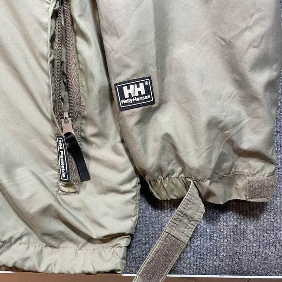 Helly Hansen Packable Wind Jacket Men's XL Green Full Zip Pockets Mesh Nylon - Picture 2 of 10